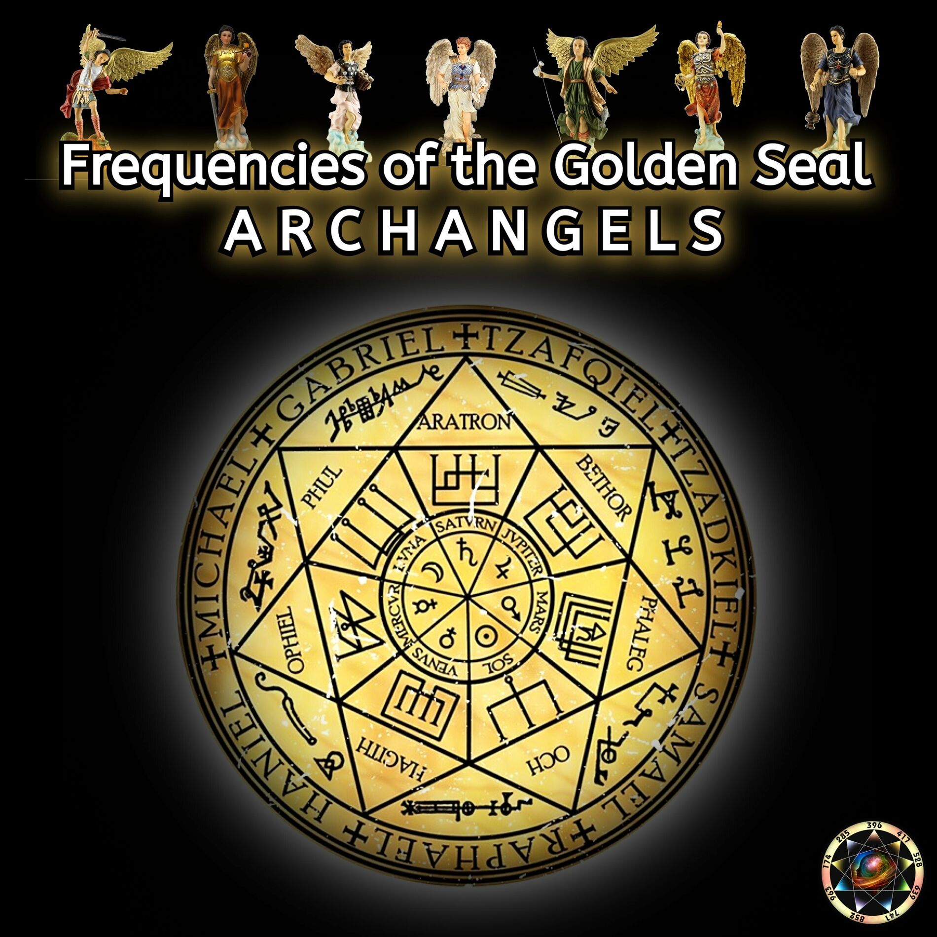 Album cover of Frequencies of the Golden Seal Archangels