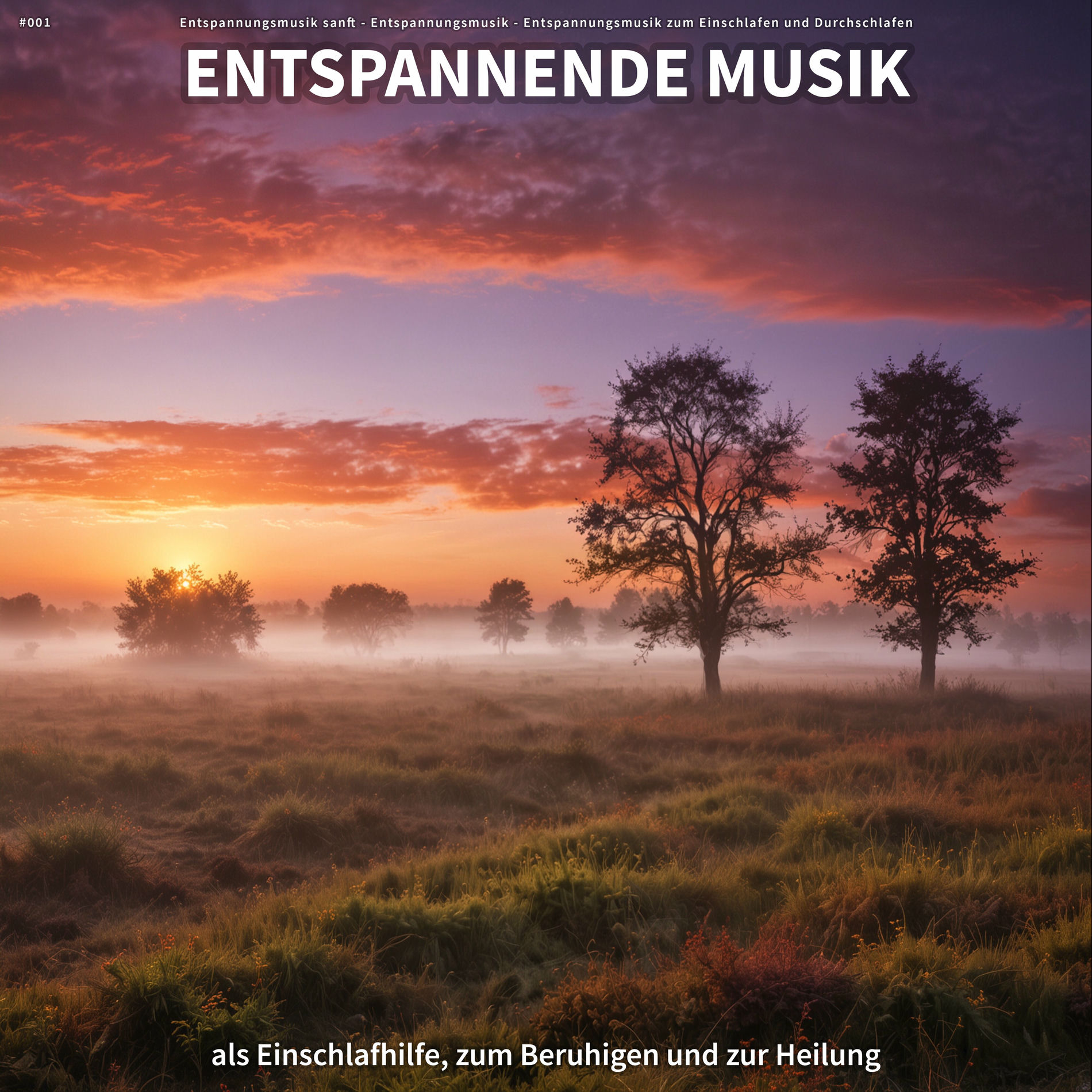 Album cover of #001 Entspannende Musik als Einschlafhilfe, zum Beruhigen und zur Heilung