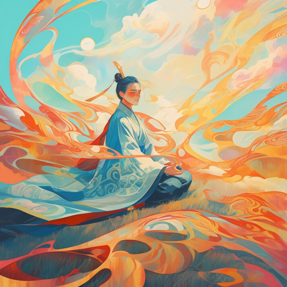Picture of 夜幕流金与星辰箜篌