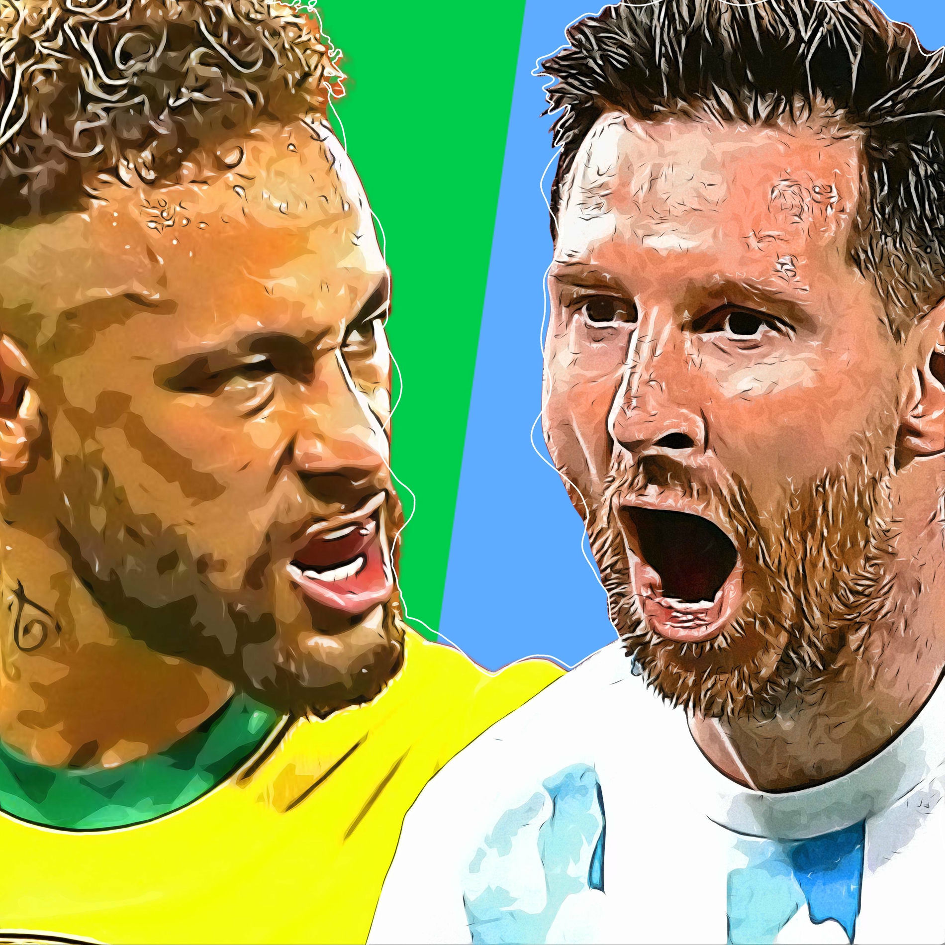 Album cover of Brasil vs Argentina (Batalha de Rap) (feat. FutParódias)