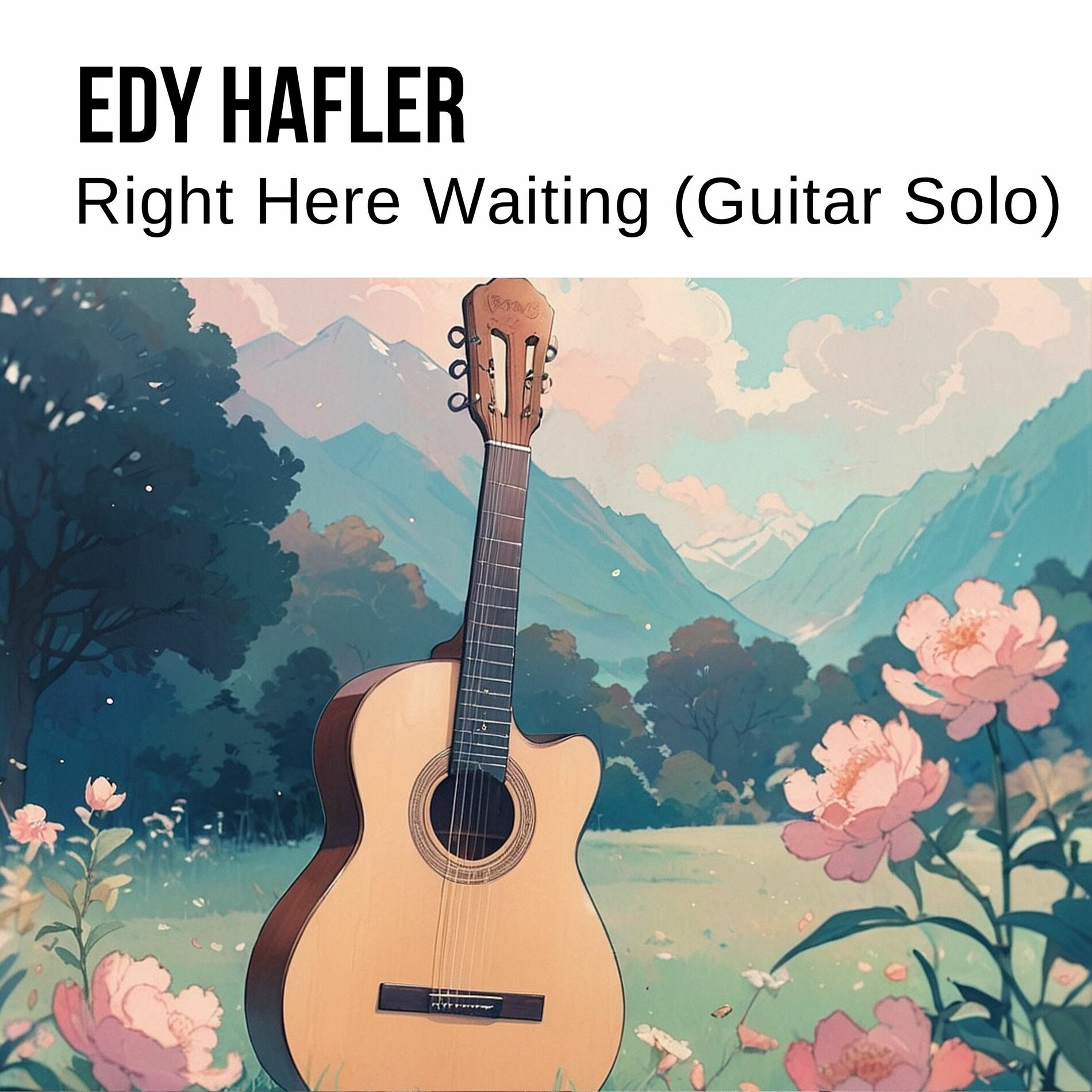 Album cover of Right Here Waiting (Guitar Solo)