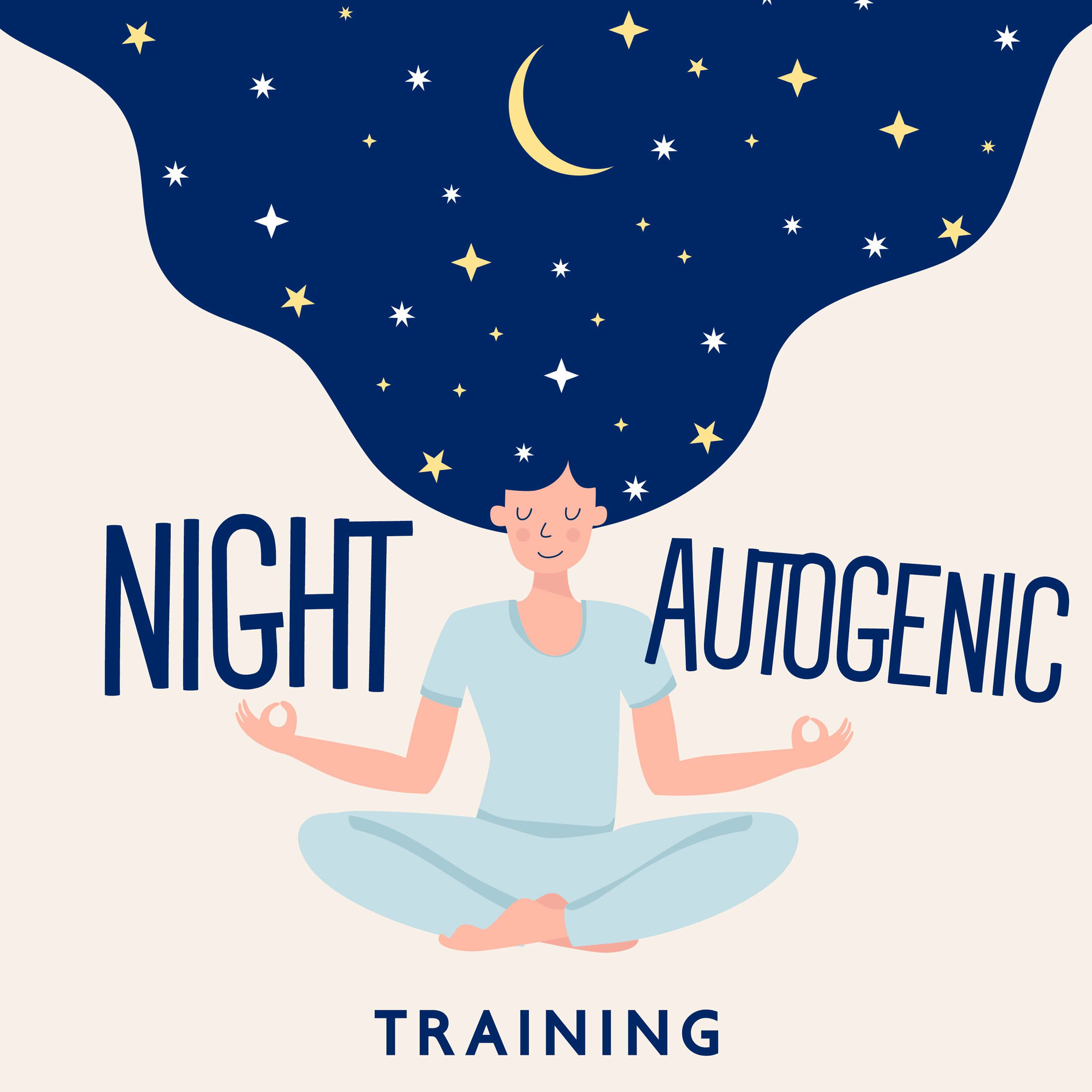 Album cover of Night Autogenic Training: Meditation Music that Works when You Sleep, Calm Down and Unwind, Effortless Bedtime Relaxation