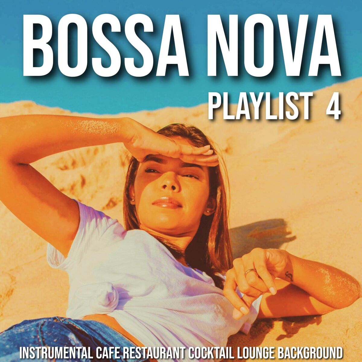 Album cover of Bossa Nova Playlist 4 (Instrumental Cafe Restaurant Cocktail Lounge Background)