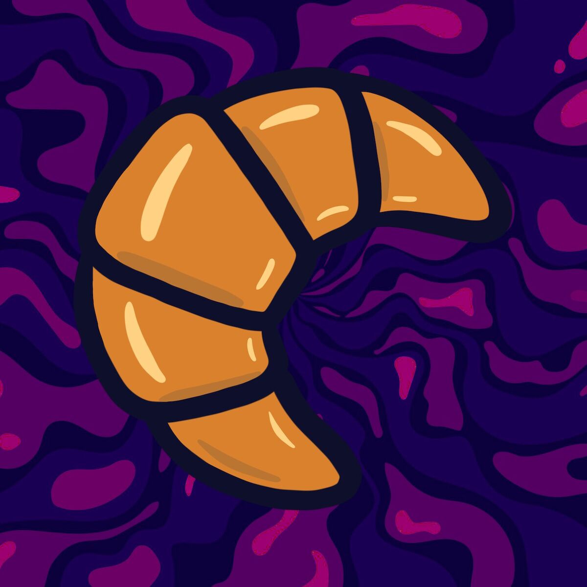 Album cover of J'ai mangé un croissant et maintenant il est absent
