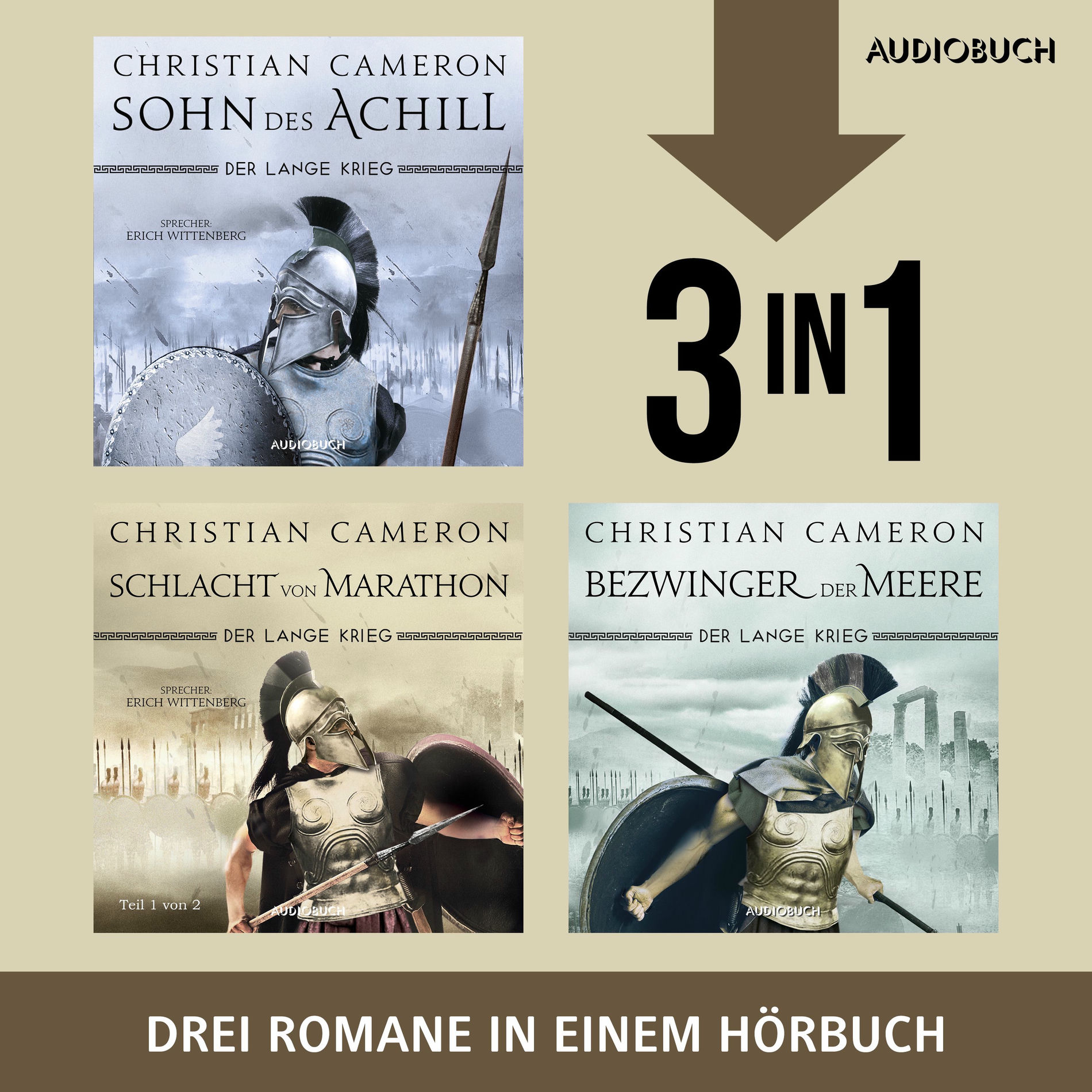 Album cover of Sohn des Achill, Die Schlacht von Marathon, Bezwinger der Meere