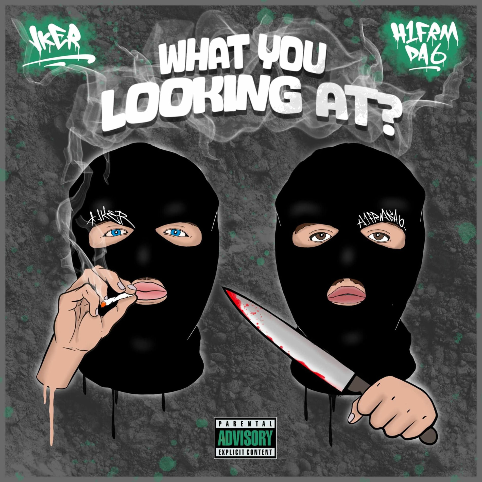 Album cover of What You Looking At (feat. H1)