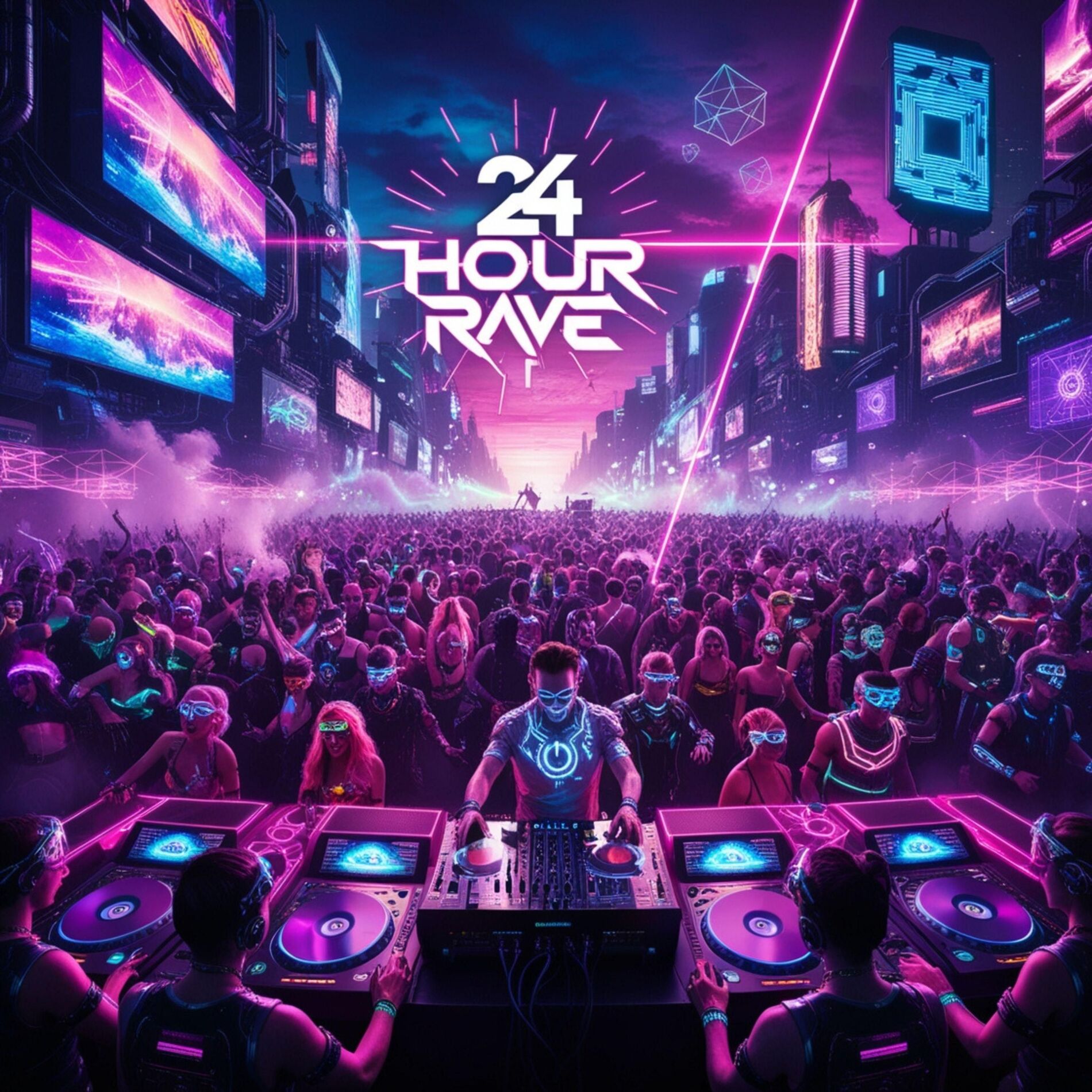 Album cover of 24 Hour Rave