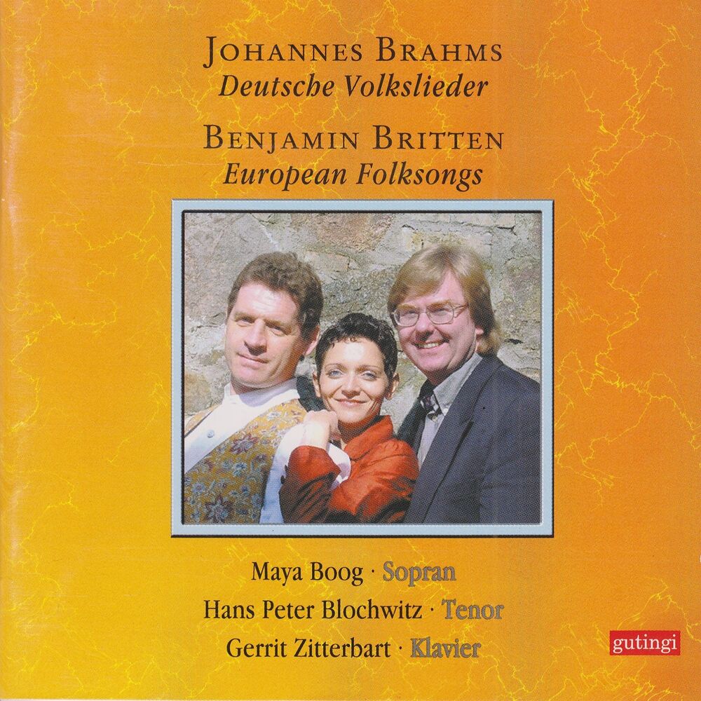 Picture of Brahms: Deutsche Volkslieder & Britten: European Folksongs