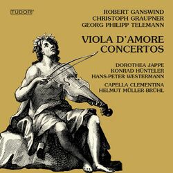 Cover of Ganswind, Graupner & Telemann: Viola d'amore Concertos