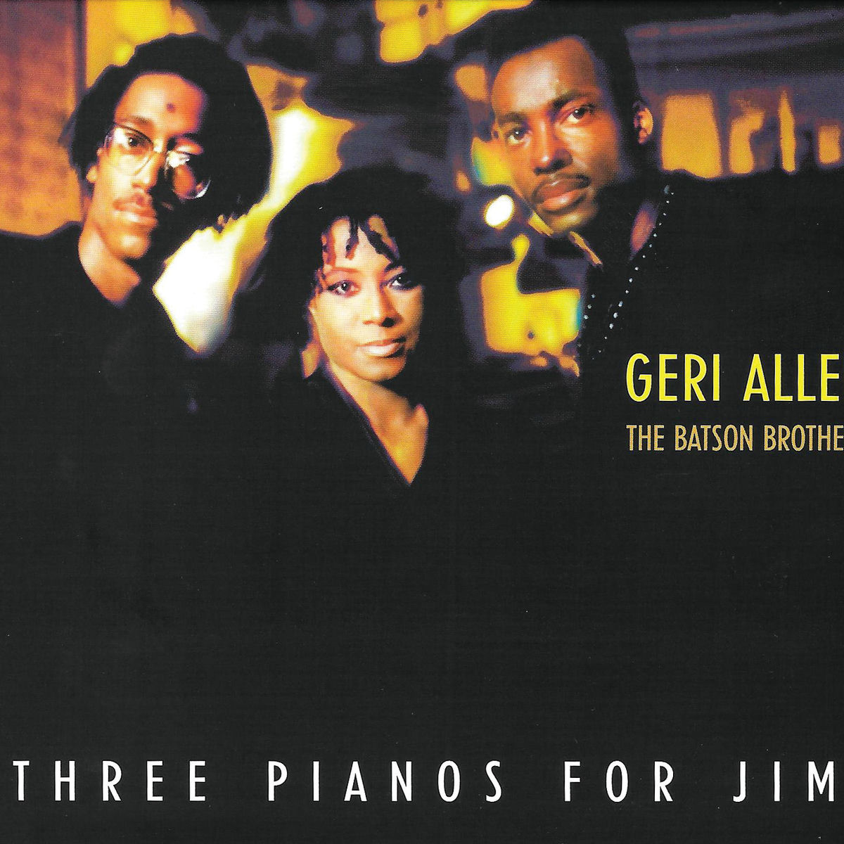 Album cover of Three Pianos For Jimi