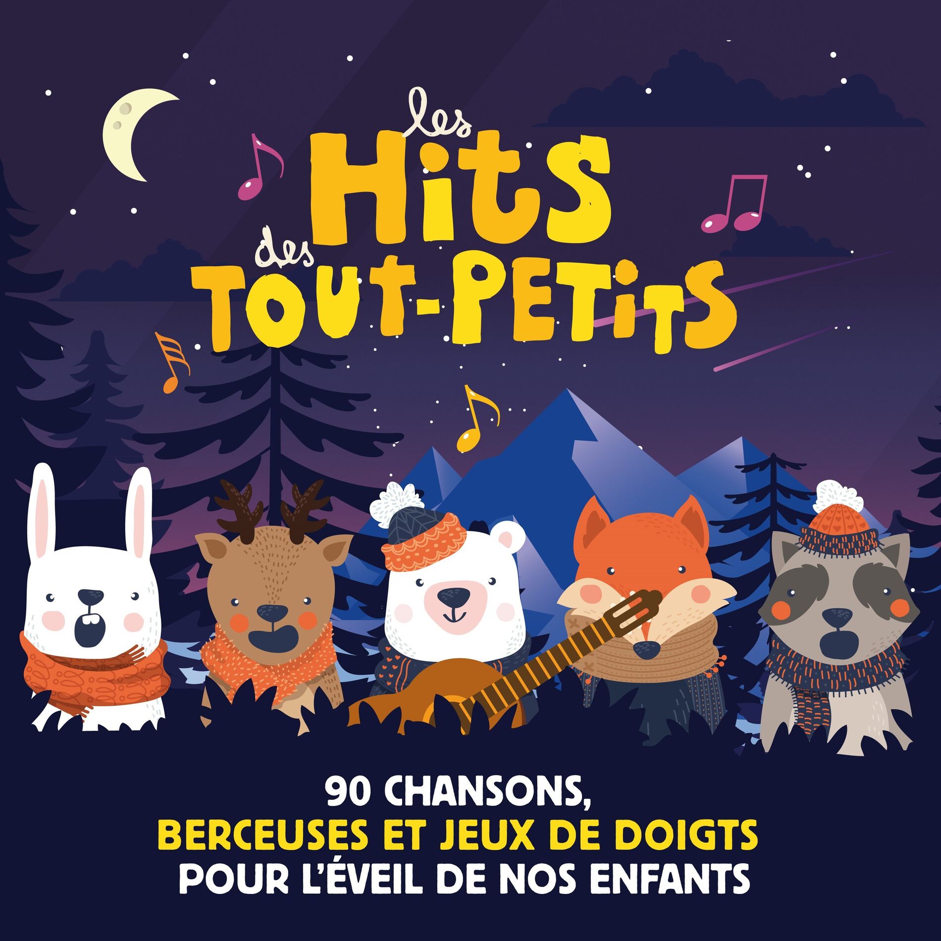 Album cover of Les Hits des Tout-Petits (90 chansons, berceuses et jeux de doigts pour l'éveil de nos enfants)