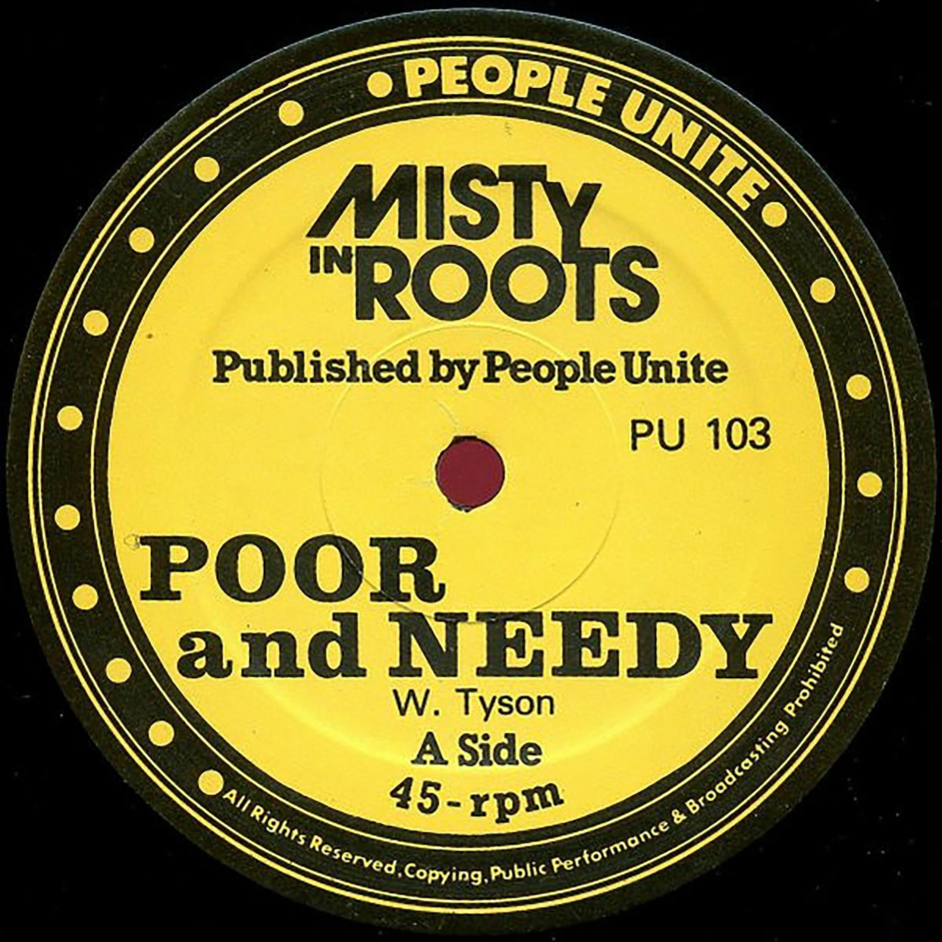 Album cover of Poor And Needy