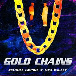 Cover of gold chains