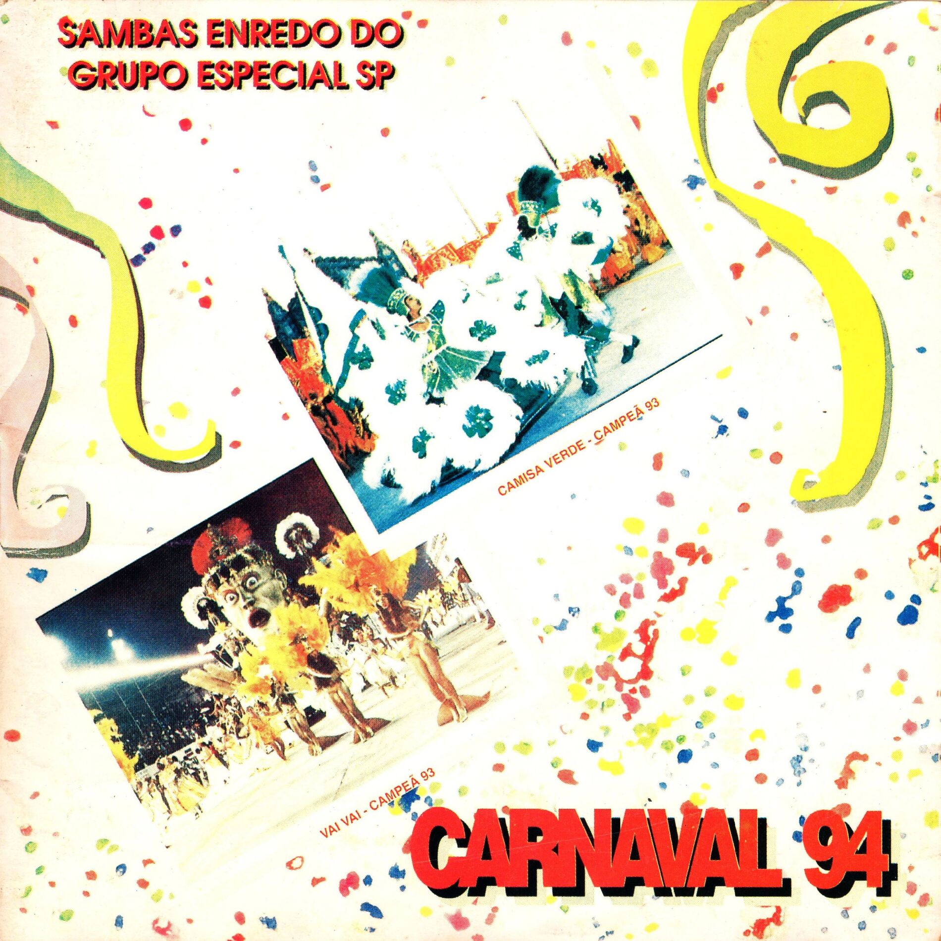 Album cover of Sambas Enredo do Grupo Especial SP - Carnaval 94