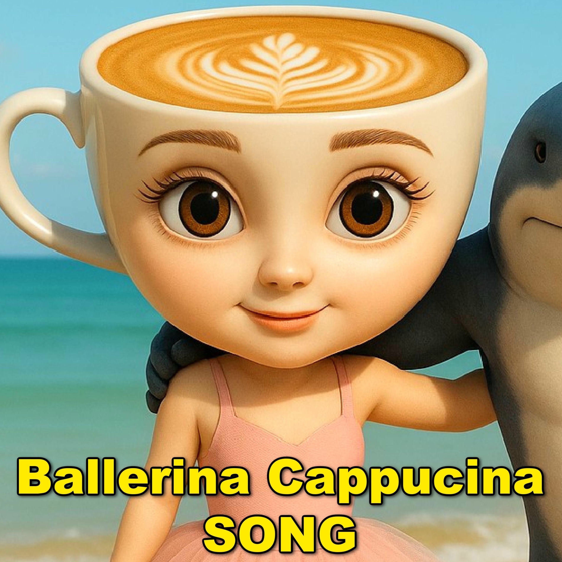 Album cover of Ballerina Cappuccino Song (Italian Brainrot Tralalero Tralala)