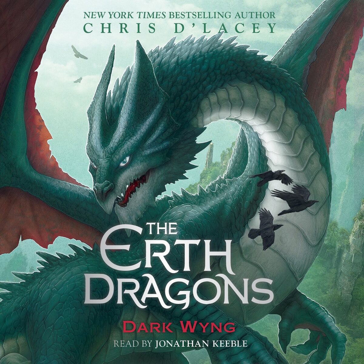 Album cover of Dark Wyng - The Erth Dragons, Book 2 (Unabridged)