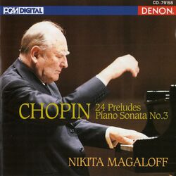 Cover of Chopin: 24 Preludes, Piano Sonata No. 3