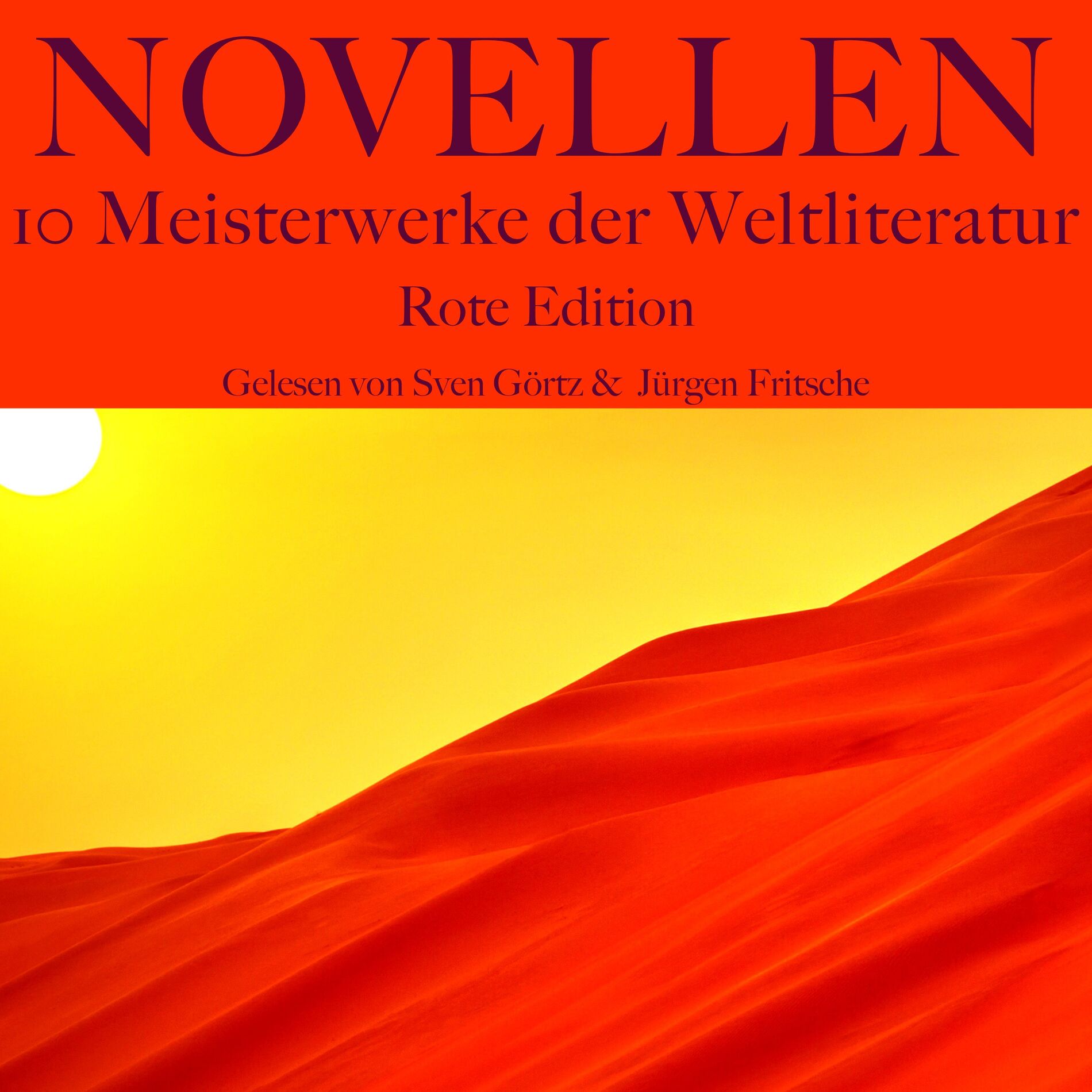 Album cover of Novellen: Zehn Meisterwerke der Weltliteratur - Rote Edition