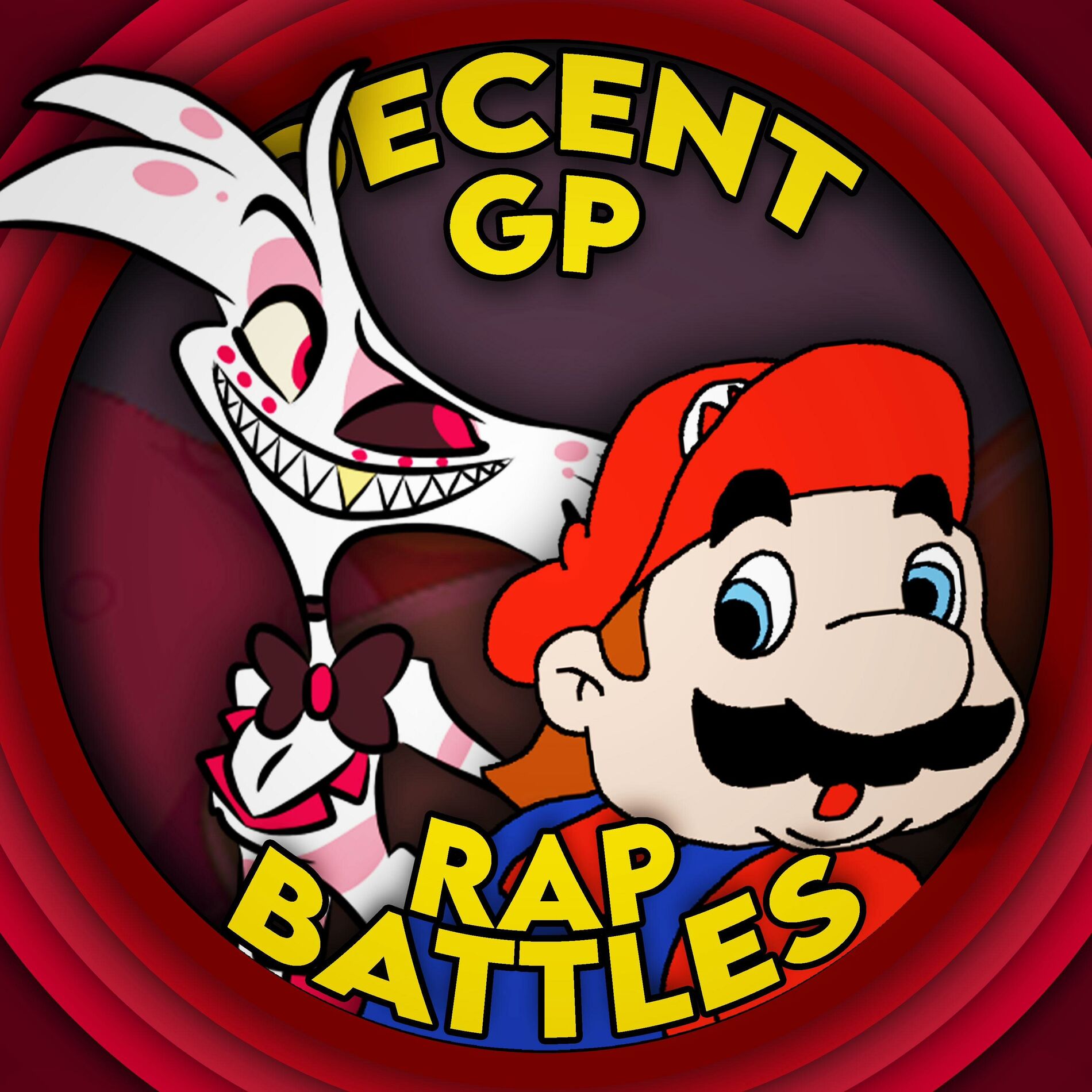 Album cover of Hazbin Hotel vs. Hotel Mario (feat. RecD & AngelCakes97)