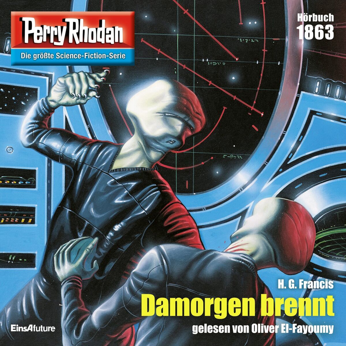 Album cover of Damorgen brennt - Perry Rhodan - Erstauflage 1863 (Ungekürzt)
