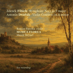 Cover of Fibich Symphony Dvořák Violin Concerto by undefined