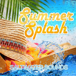 Cover of Summer Splash: Saltwater Sounds – Ocean Waves with Instrumental Music to Relax & Chill Out, Stress Relief & Well Being, Balancing  by undefined