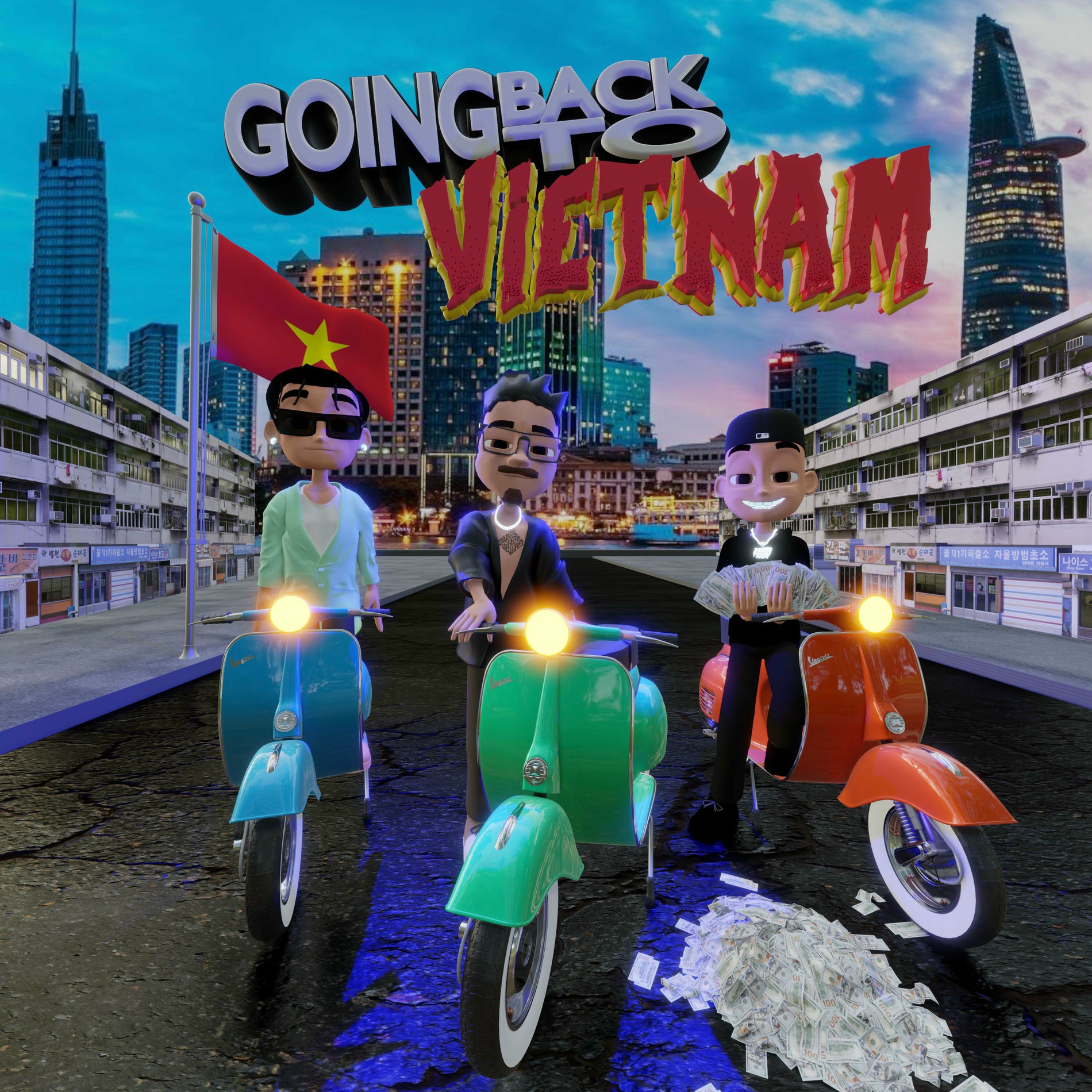 Album cover of GOING BACK TO VIETNAM (feat. Hustlang Robber & SMO)