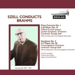 Cover of Szell Conducts Brahms
