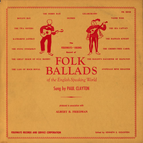 Bailiff's Daughter of Islington by Paul Clayton - 124 BPM