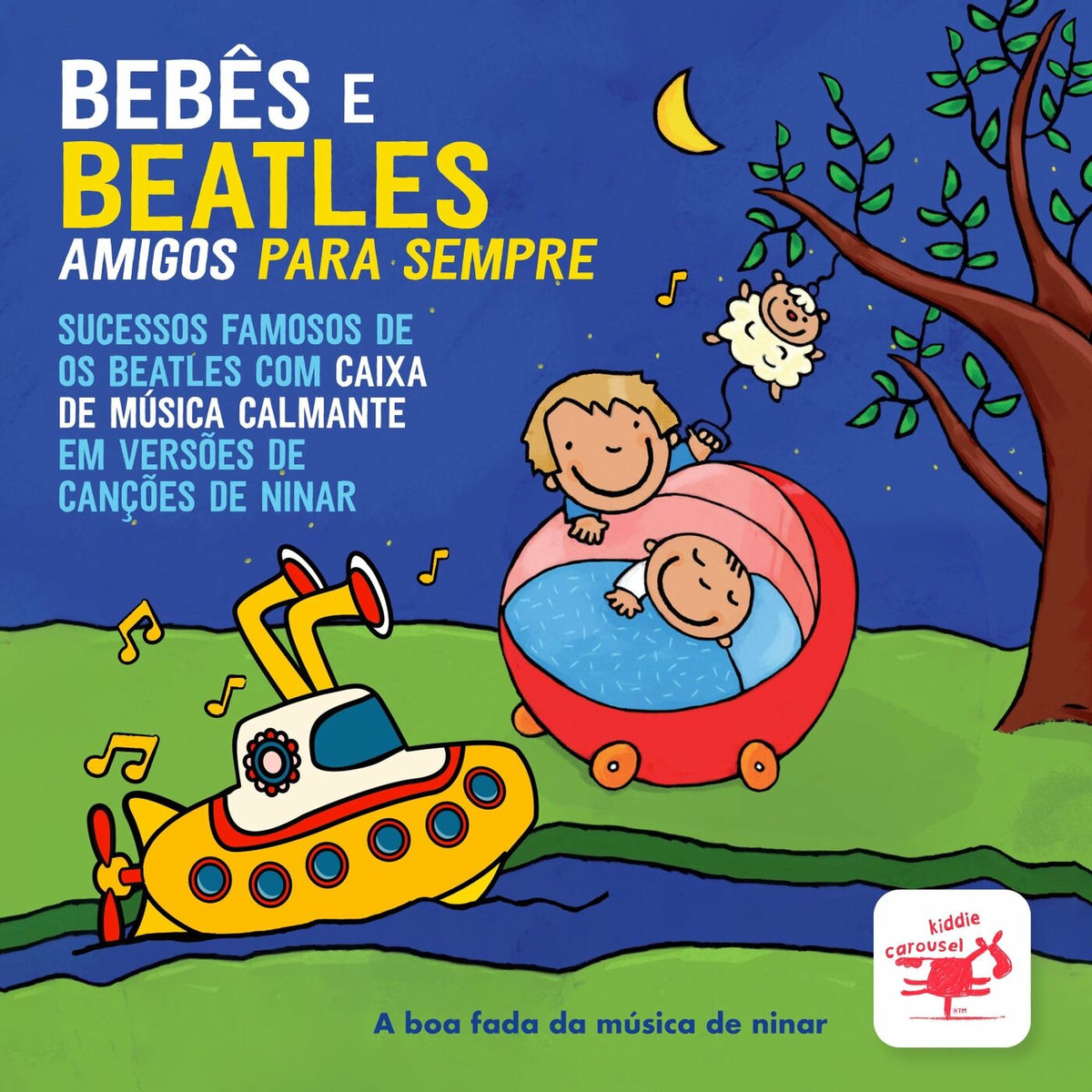 Album cover of Bebês e Beatles Amigos para Sempre: Sucessos Famosos de os Beatles Com Caixa de Música Calmante em Versões de Canções de Ninar