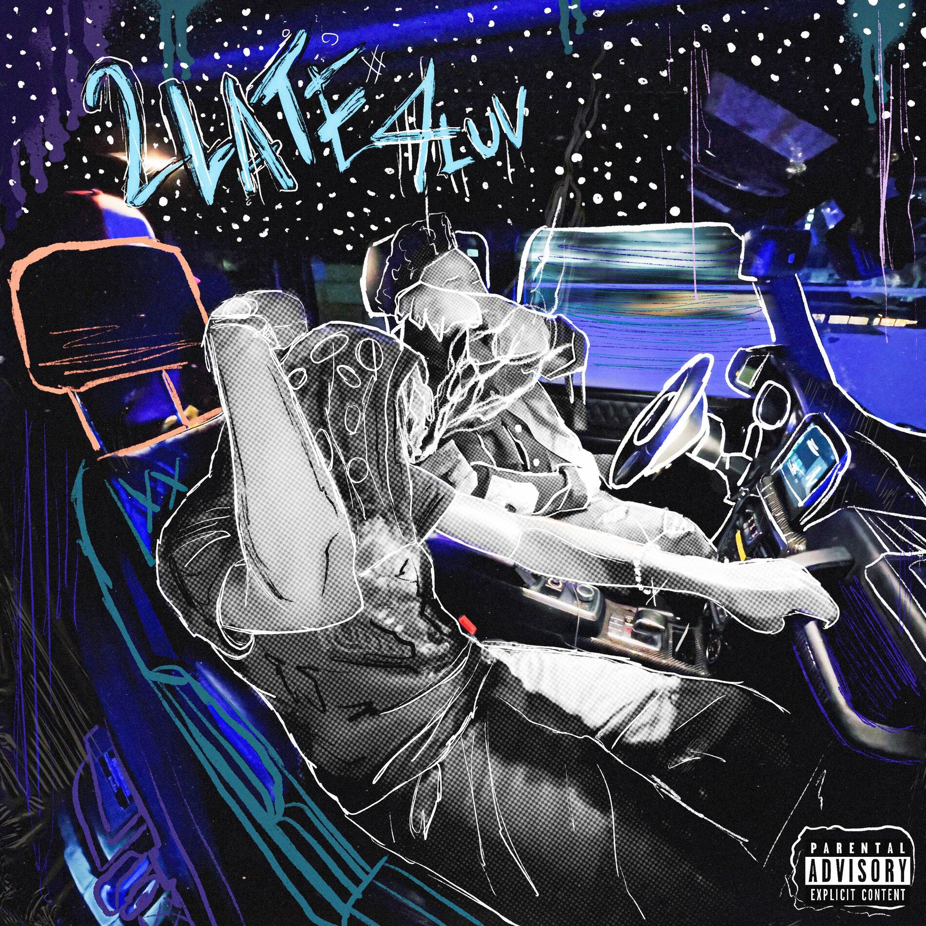 Album cover of 2 LATE 4 LUV (feat. Robbie)