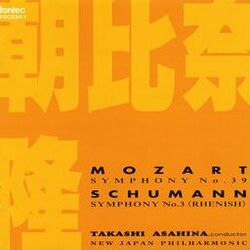 Cover of Mozart: Symphony No.39 & Schumann: Symphony No.3