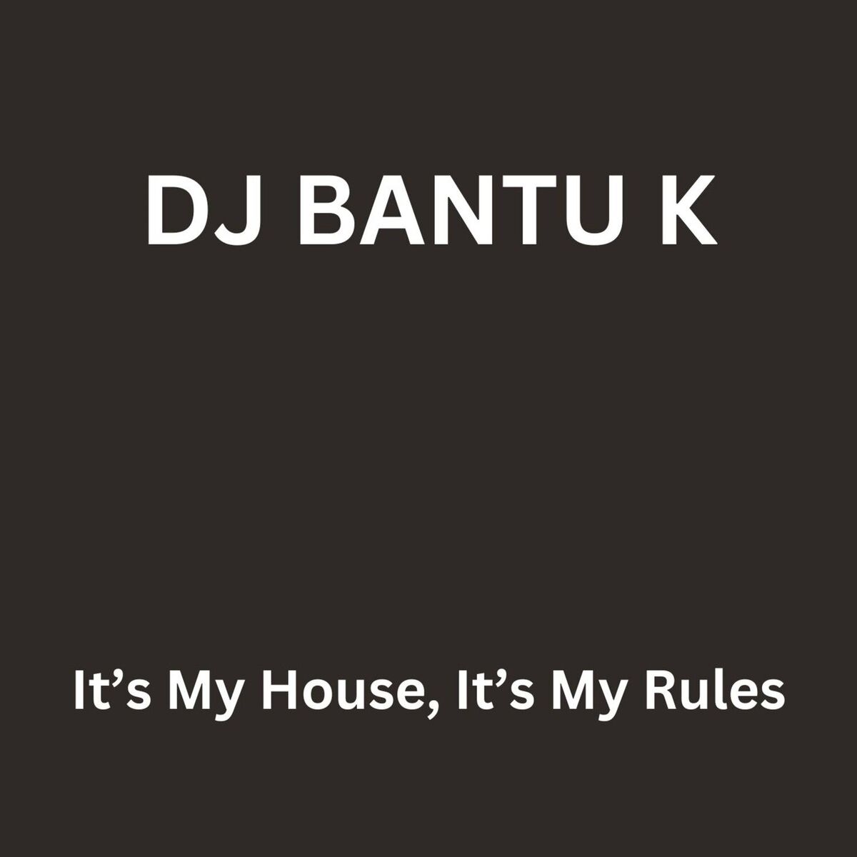 Album cover of It's My House, It's My Rules