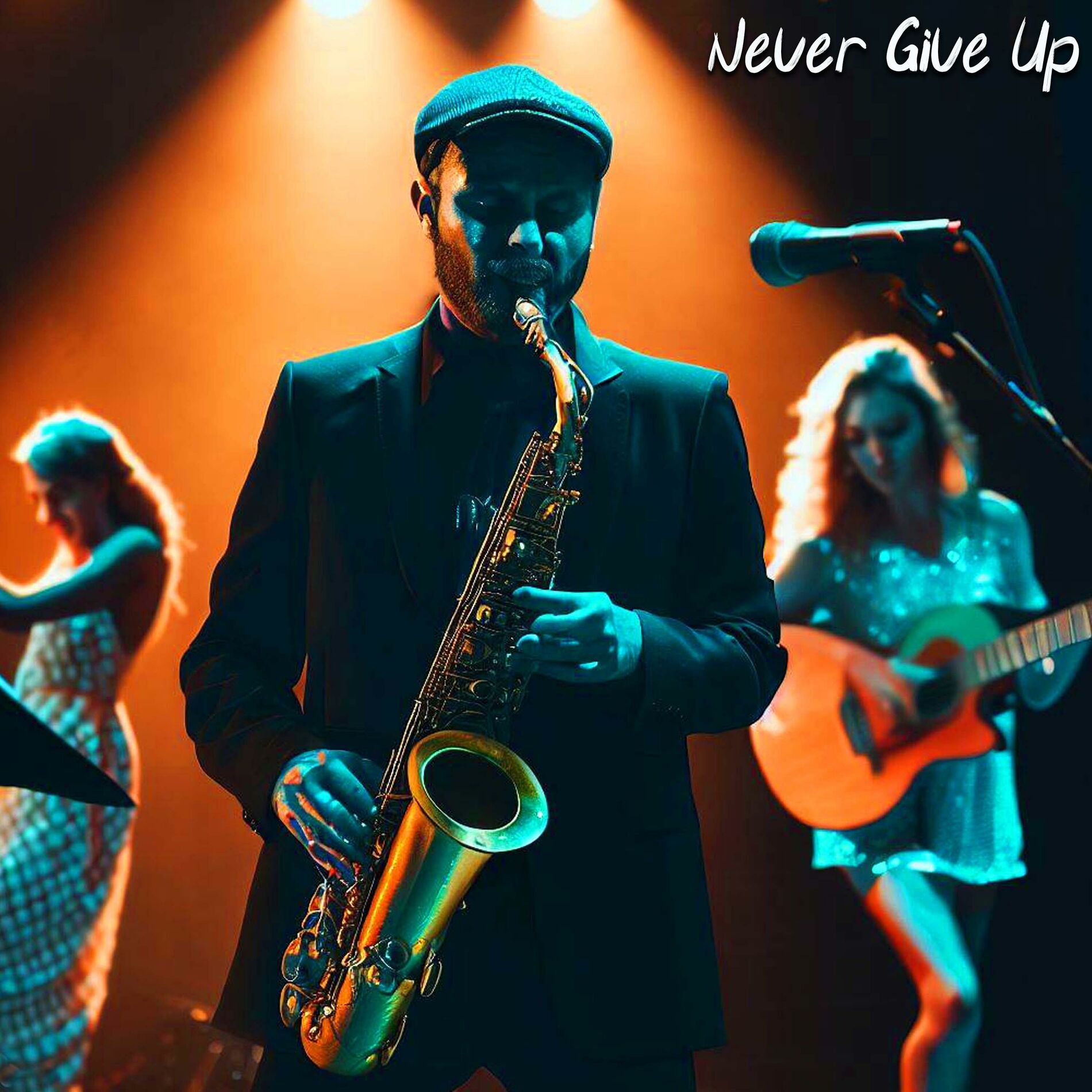Album cover of Never Give Up (You're Strong Enough) (feat. Serenade Sax & Acoustic Cover Collective)