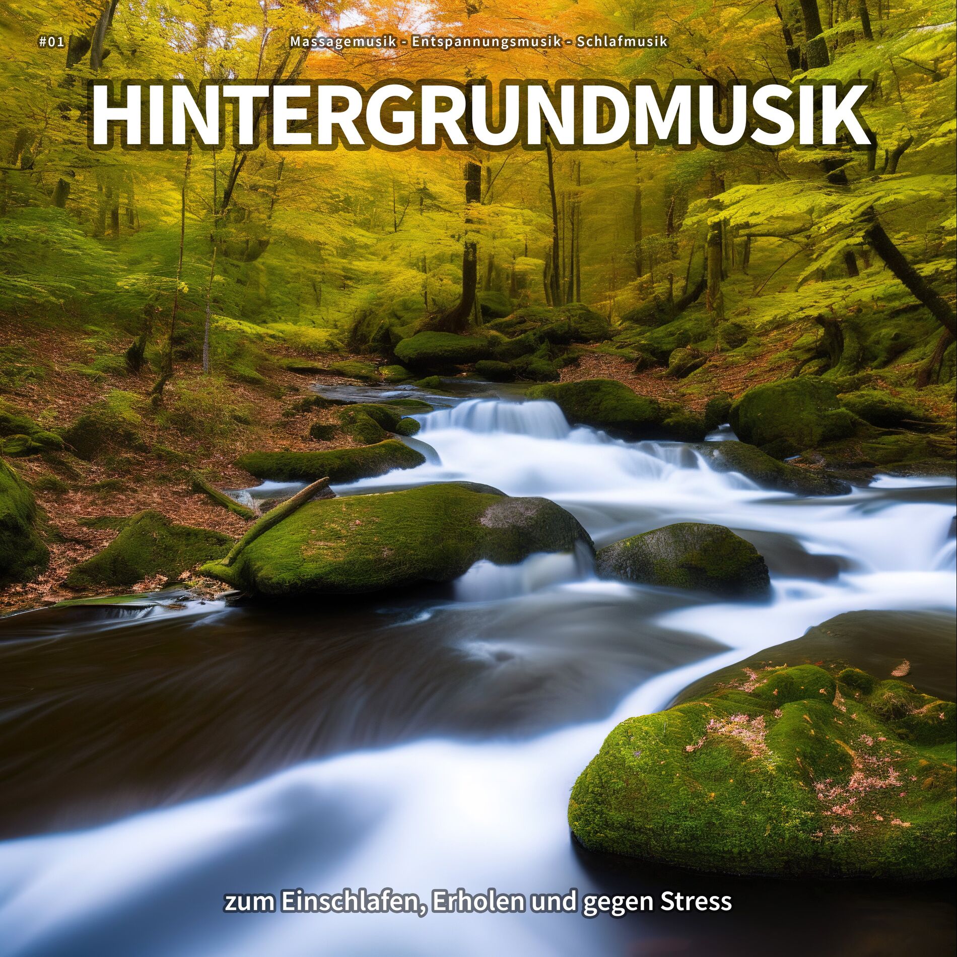 Album cover of #01 Hintergrundmusik zum Einschlafen, Erholen und gegen Stress