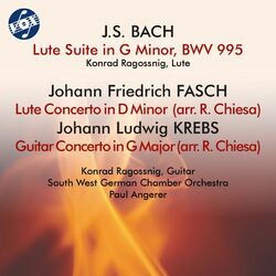 Cover of J.S. Bach, Fasch & Krebs: Works for Lute & Guitar