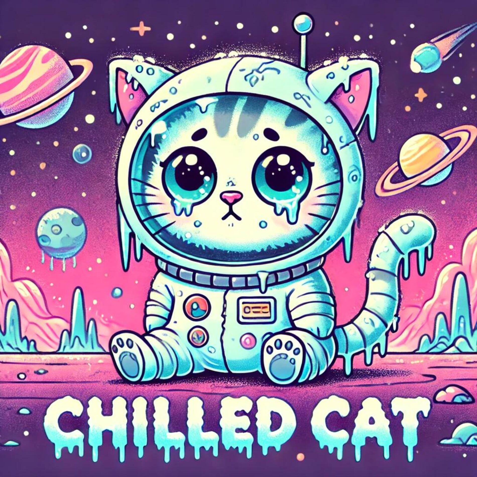 Album cover of Astro Chill Cat Lo Fi Hip Hop Music