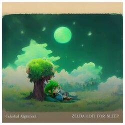 Cover of zelda lofi for sleep