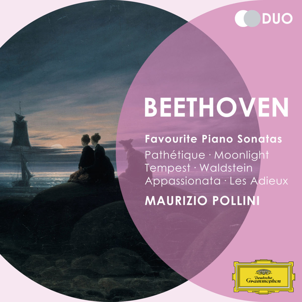 Album cover of Beethoven: Favourite Piano Sonatas - Pathétique; Moonlight; Tempest; Waldstein; Appassionata; Les Adieux