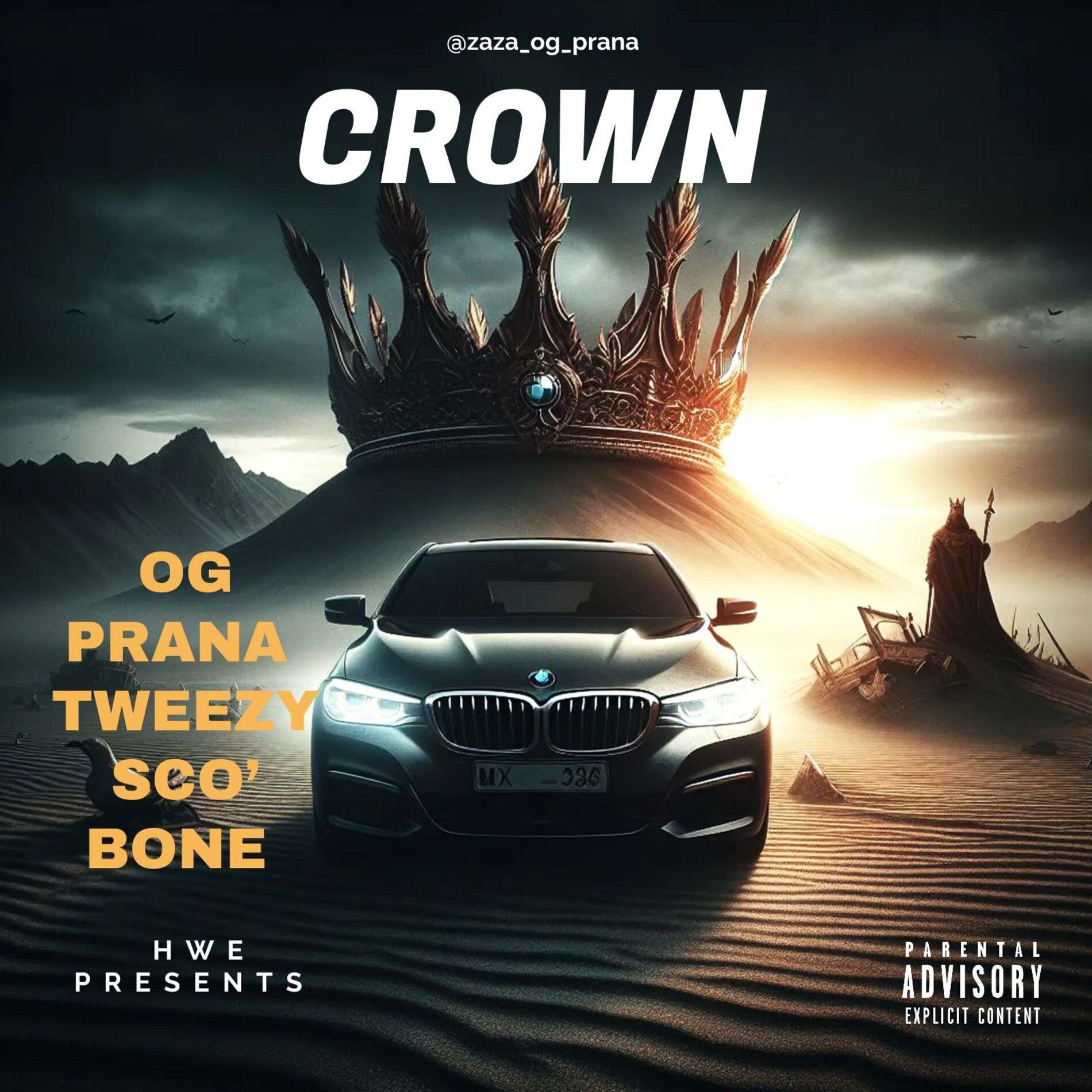 Album cover of CROWN (feat. TWEEZY & Sco Bone)