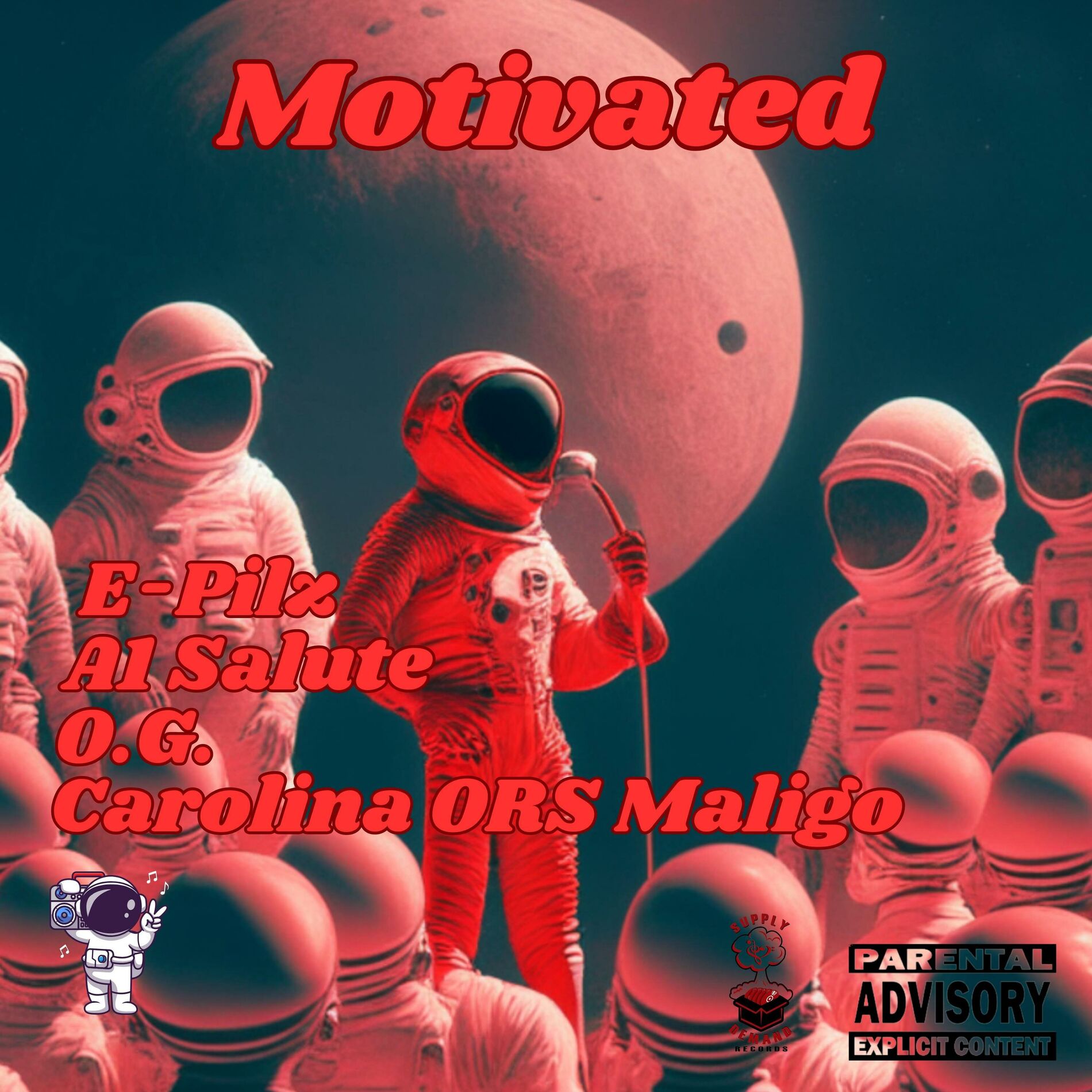 Album cover of Motivated (feat. A1 Salute, O.G. & Carolina OSR Maligo)