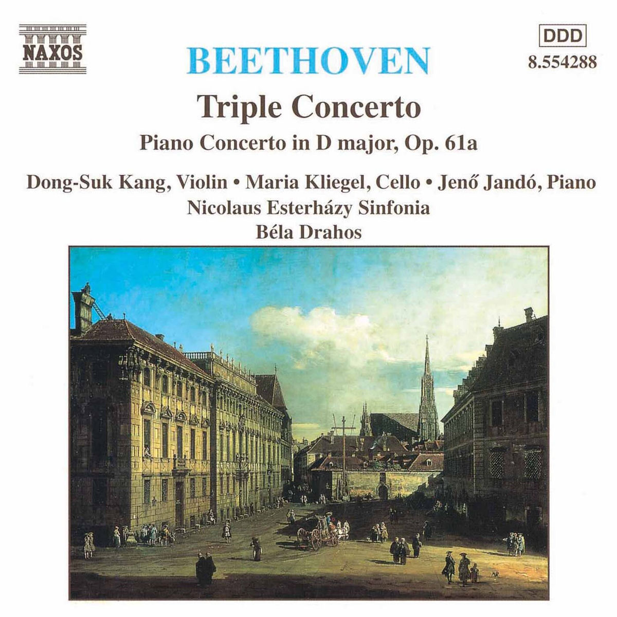 Album cover of Beethoven: Triple Concerto - Piano Concerto, Op. 61a