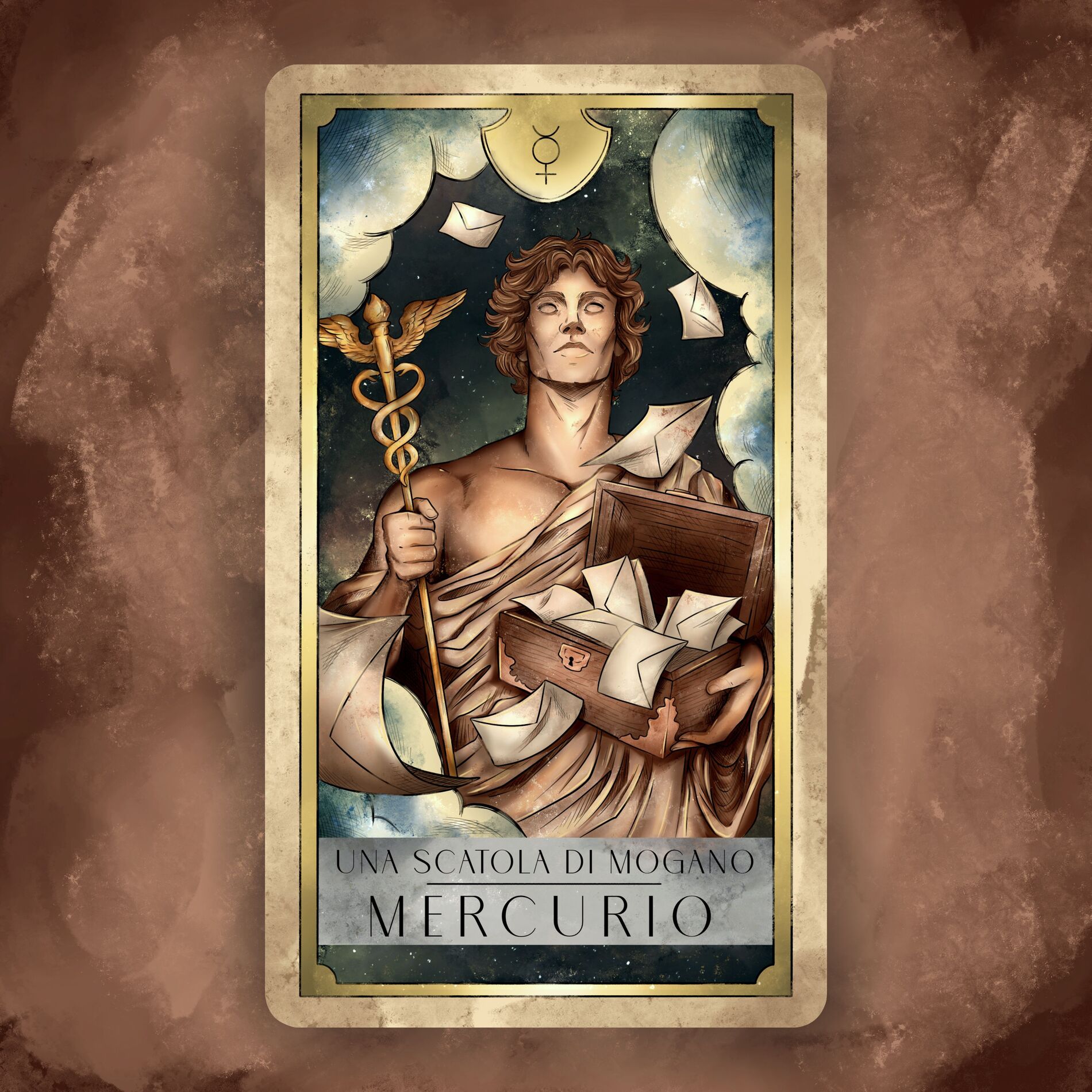 Album cover of Una scatola di mogano - MERCURIO