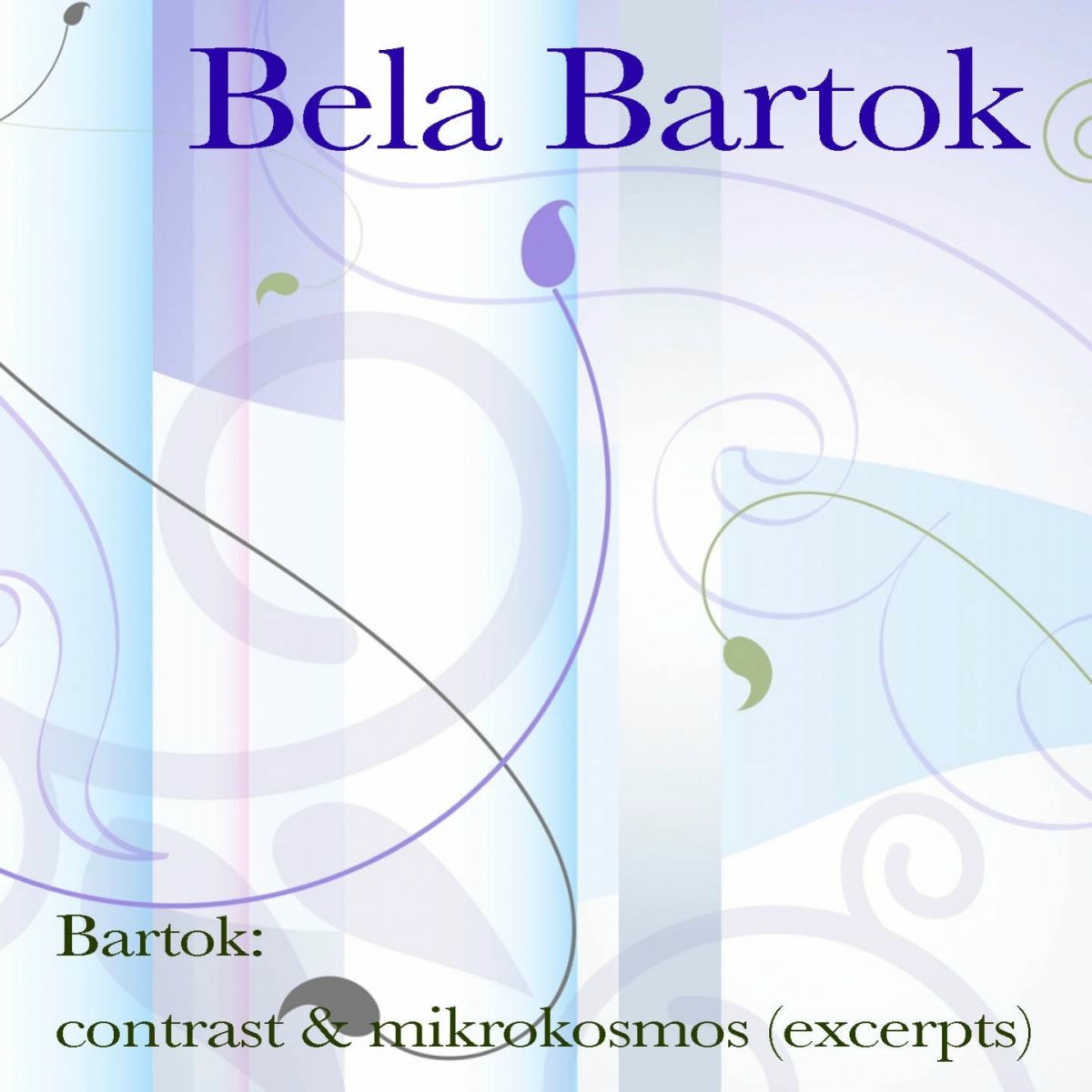 Album cover of Bartók: contrast & mikrokosmos (excerpts)