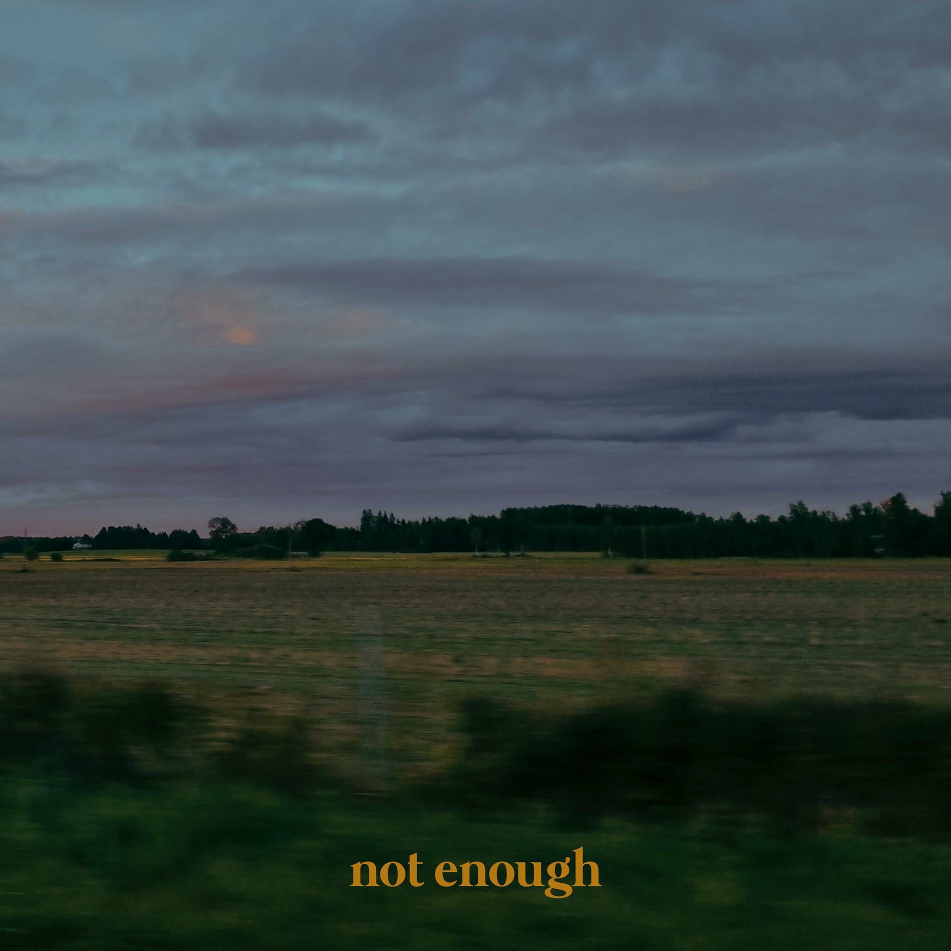 Album cover of not enough