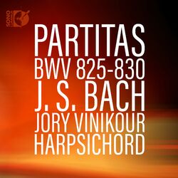Cover of Bach: Harpsichord Partitas, BWV 825-830