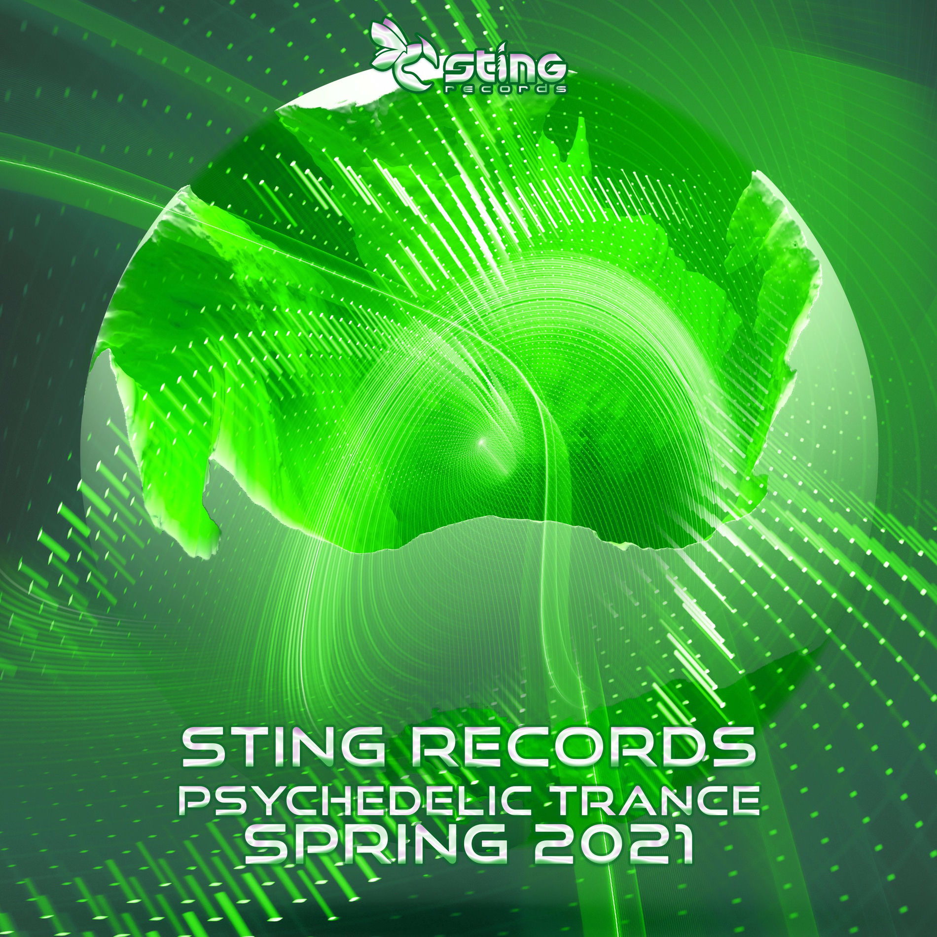 Album cover of Sting Records Psychedelic Trance Spring 2021