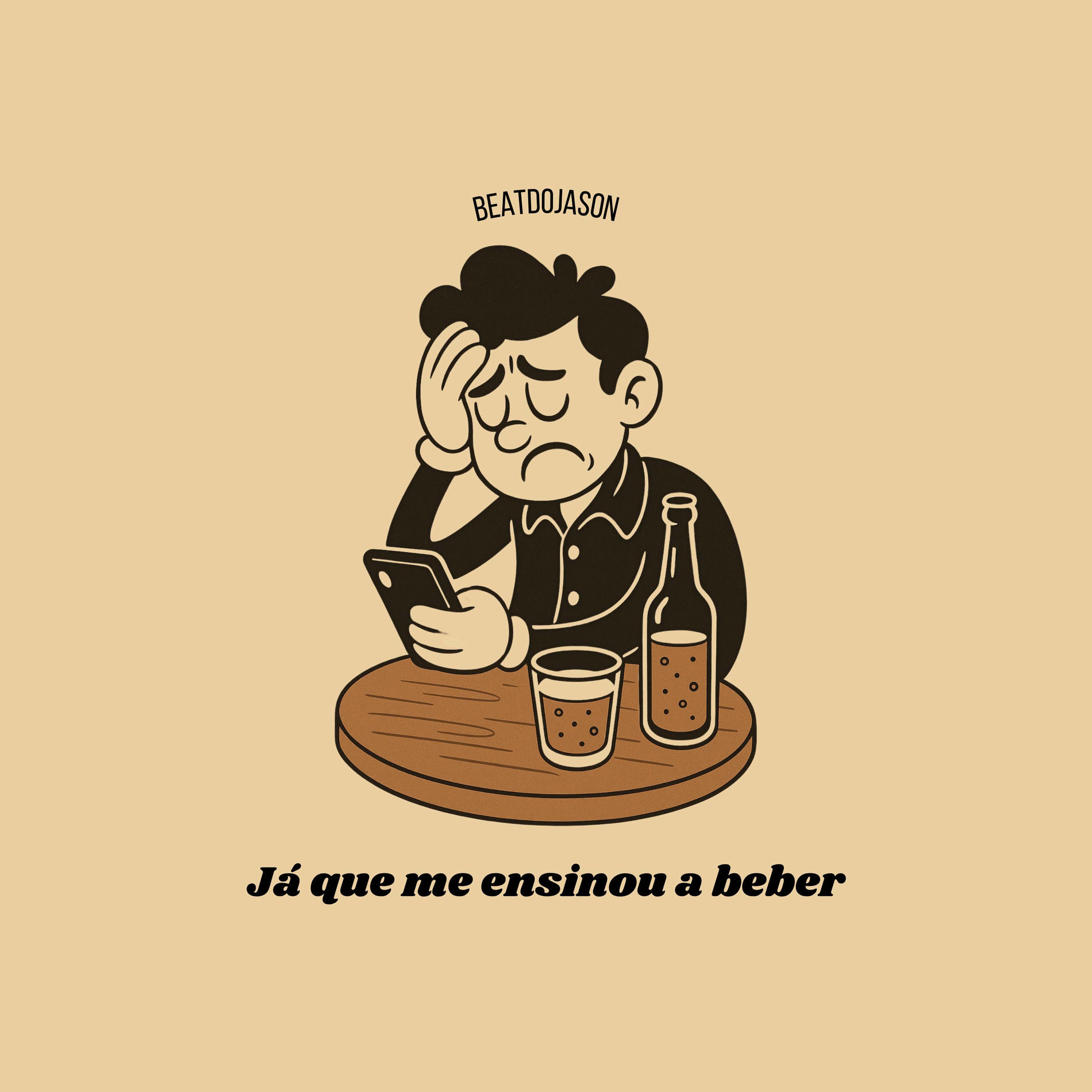Album cover of Já Que Me Ensinou a Beber (Cover)