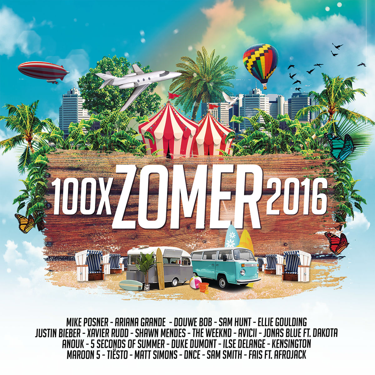 Album cover of 100x Zomer 2016