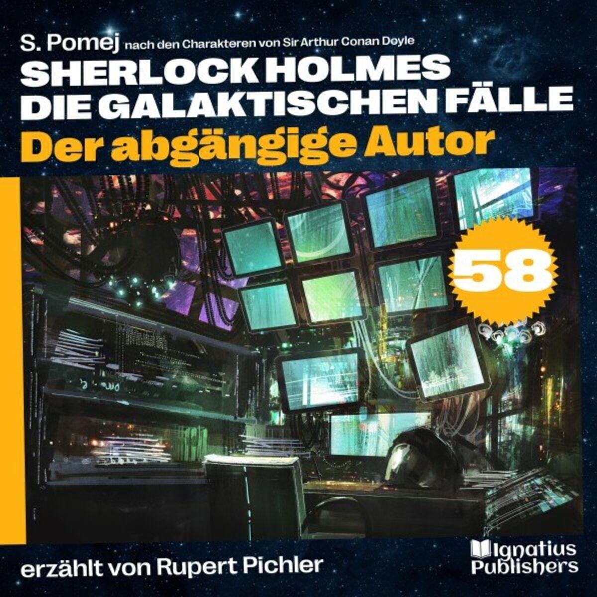 Album cover of Der abgängige Autor (Sherlock Holmes - Die galaktischen Fälle, Folge 58)